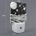 thumbnail image 2 of Wukai Cosmic Landscape Celestial Art Energy-Saving Plug-In Night Light with Auto Dusk-to-Dawn Sensor, Design for Bedrooms, Hallways - Safe, Reliable, Minimalist-EU, 2 of 7