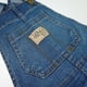 thumbnail image 4 of KIDSCOOL SPACE Mono de Jean Para Niñas Pequeñas, Mono de Mezclilla Suave Elástico con Banda Elástica de 3 Botones en el Interior,Azul,13-14 años, 4 of 6