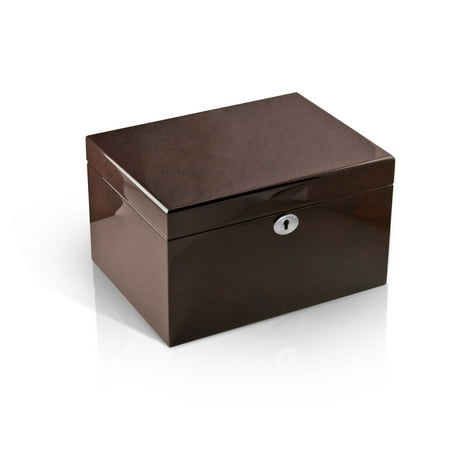 Modern Hi Gloss Coffee Tone 36 Note Music Jewelry Box - Your Song (Elton John) (+$100)