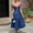 Blue, variant on Women's Corset Bustier Midi Dress Flowy Pleated Hem Strap Casual Summer Elegant Comfortable Stretchy Fashion