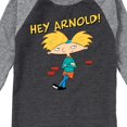 thumbnail image 3 of Hey Arnold! - Cool Arnold - Toddler And Youth Raglan Graphic T-Shirt, 3 of 6