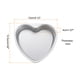 thumbnail image 2 of Molde para pastel en forma de corazón Uxcell con fondo suelto removible de 5" para cheesecake de aluminio antiadherente, 2 of 5