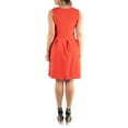 thumbnail image 2 of 24seven Comfort Apparel Plus Size Sleeveless Dress with Pockets, 2 of 4