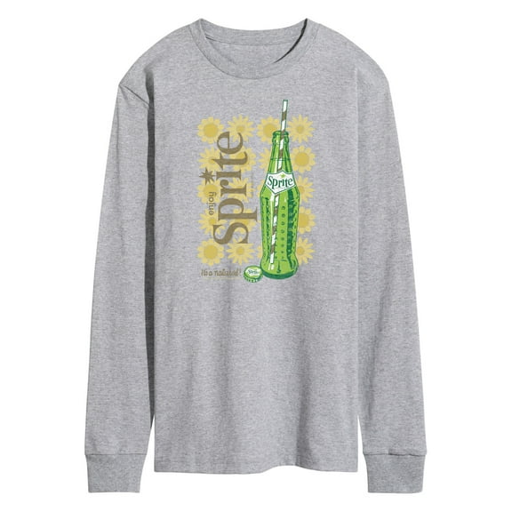 Sprite - Bottle Daisy Pattern - Men's Long Sleeve T-Shirt