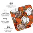 thumbnail image 3 of Naloa Various Pumpkins Coasters for Set of 4 - PU Leather Coasters, Coasters for Table Cup Tea Coffee Beer, Decorative for Kitchen Homedecor (Round), 3 of 6