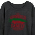 thumbnail image 3 of National Lampoon's Christmas Vacation - The Griswold Family - Women's Lightweight French Terry Long Sleeve Shirt, 3 of 5