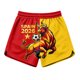 thumbnail image 3 of Women's Football Graphic T-Shirt, Women's Casual Loose Fit Printed Shorts with Pockets - Elastic Waist Drawstring Summer Shorts for Soccer Tournament 2026 Red Size: M, 3 of 4