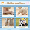 thumbnail image 5 of 1 set of baby crawling anti-slip knee pads and non-slip baby socks neutral children's knee pads anti-slip ankle socks, 5 of 5