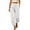 White, variant on Womens Joggers Sweatpants with Pockets Baggy High Waisted Lounge Athletic Gray Button Trim Hem Sweat Pants Size L
