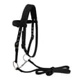 thumbnail image 2 of Naiovety Animal Brida Cabeza Gruesa Headstall Arnés Ajustable Cabeza Collar Snaffle Equipo Accesorios Regalos Rojo S Cuidado ecuestre y deportes Negro S Naiovety OD023377-05, 2 of 6