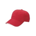 thumbnail image 1 of Profil Bas(uns)Casquette en Toile Brossée - Rouge/blanc, 1 of 1