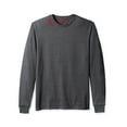 thumbnail image 3 of Daxton Premium Utah Men Long Sleeves T Shirt Ultra Soft Medium Weight Cotton, 2Pk HChacoal Red Hgray Red Small, 3 of 6
