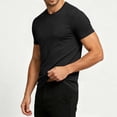 thumbnail image 4 of Dagugfen Athletic Tops for Men Slim Fitted Short Sleeve Crew Neck Summer Workout Gym Tops Moisture Wicking Lightweight Tee Shirts, 4 of 6
