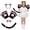 Black Kitty, variant on Joyfy 5 Pcs Devil Costume Set for Women Red Horns, Black Wings Pitchfork Tail and Necklace for Halloween Cosplay Costume Accessories