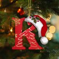 thumbnail image 5 of Christmas Decorations Outdoor Hwkond 26 Letters Christmas Tree Decoration Christmas Tree Ornaments Personalized DIY Christmas Ornaments Christmas Decoration Xmas Tree Hanging Decor Up To 30% Off, 5 of 5