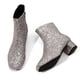 thumbnail image 1 of Mujeres Boties en El Tacón Tacón Non Slip Sequins Zapatos para Fiesta Bodas (Silver 36), 1 of 9