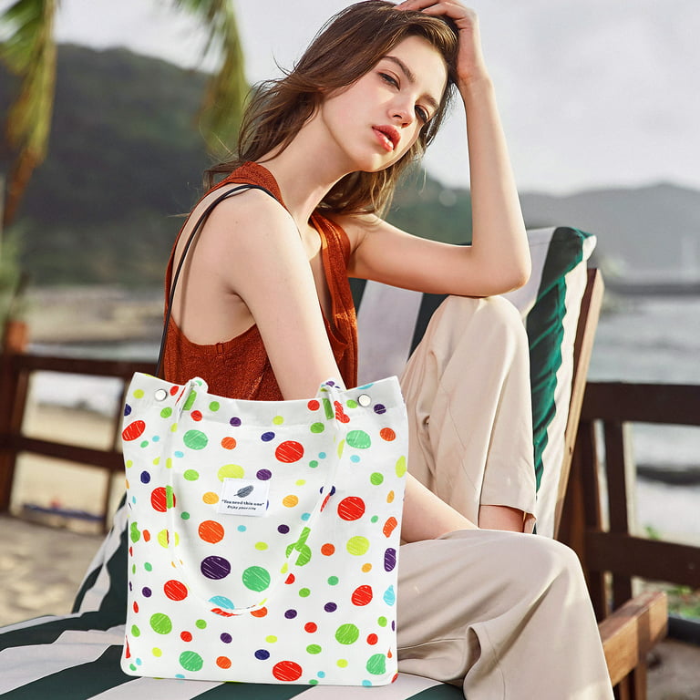 Hobo Bag, Women's Canvas Handbag Crossbody Bag Beach Bag Simple Shoulder Bag  Ladies Large Cotton Tote Handbag Girls Shopping Bag For Travel Daily Use