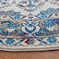 thumbnail image 4 of SAFAVIEH Brentwood Pompeii Geometric Area Rug, Ivory/Blue, 6'7" x 6'7" Round, 4 of 12