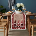 thumbnail image 2 of Valentine's Day Table Runner - 120 Inch Long, Kitchen Dining Table Runner Dresser Scarves, Love Heart Romantic Roses Gnomes Wooden Farmhouse Decor for Coffee Tables Wedding Party Banquet, 2 of 8