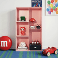 thumbnail image 4 of Mifurn 5-Cube Storage Organizer Bookcase, Bookshelf, Pink, 4 of 10