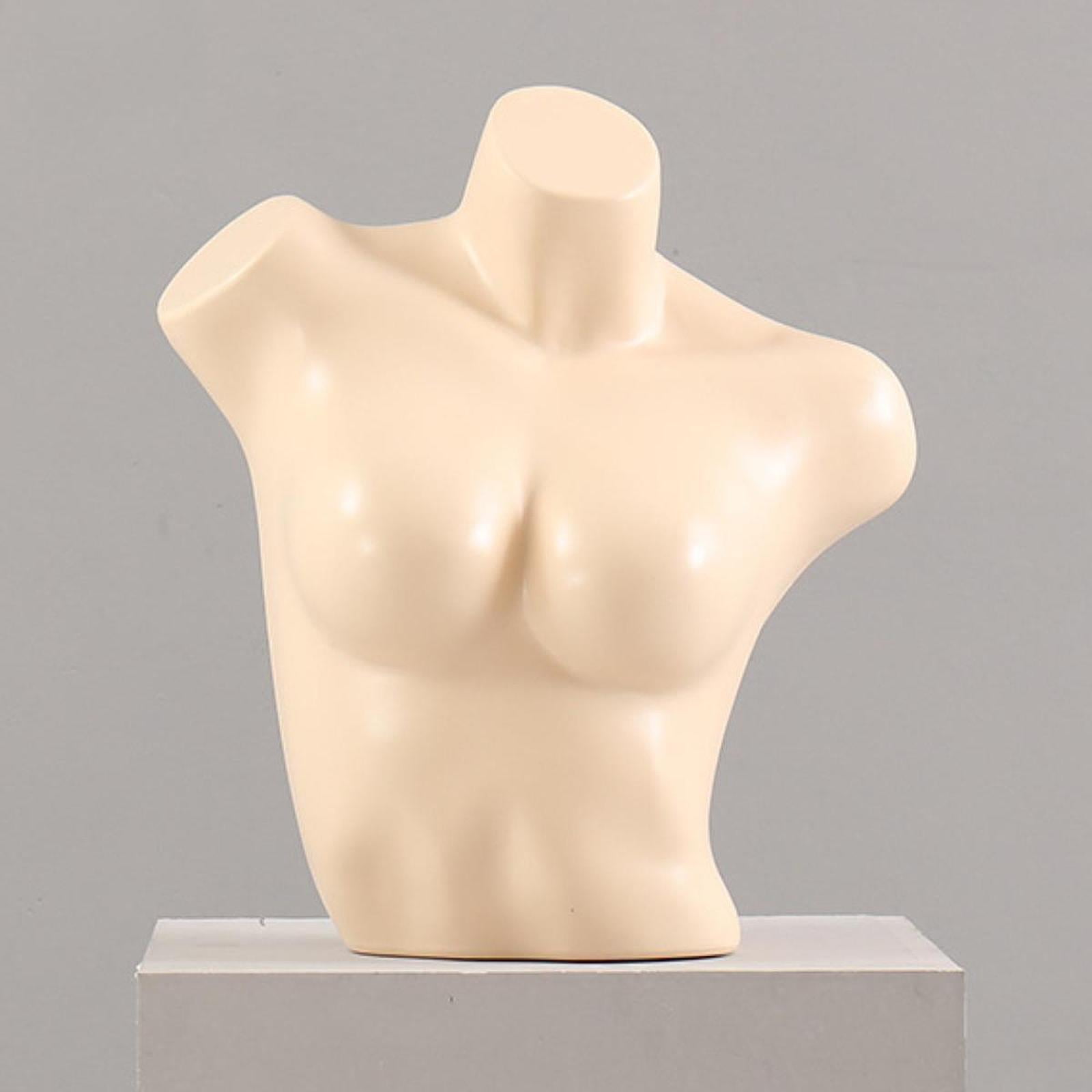 Milageto Female Mannequin Bra Mannequin for Craft Shows Clothing Store Lingerie Cloakroom
