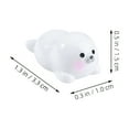 thumbnail image 2 of BPPEG 4pcs Mini Resin Sea Animals Cute Miniature Seal Figurines for Garden Small Animal Figures for Office Desk Bookshelf Home Decor, 2 of 7