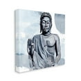 thumbnail image 3 of Stupell Industries Teaching Buddha Pose Wisdom Motivational Abstract Blue Pattern, 30 x 30,Design by Annie Warren, 3 of 5