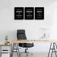 thumbnail image 5 of Motivational Wall Art Positive Quote Poster Canvas Painting Execute Success Hustle Inspirational Quotes Wall Art Office Wall Decor Pictures for Home Living Room Workplace,Ready to Hang, 5 of 6