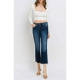 thumbnail image 3 of Flying Monkey - Mid Rise Cropped Straight Jeans - BY4499A, 3 of 9