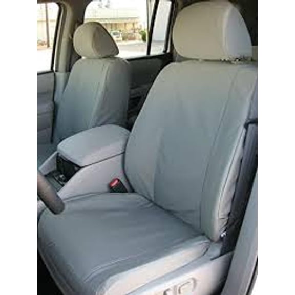 FD40 2009 Ford F150 Super Cab Front and Back Seat Set. Front Buckets and Rear Solid Back 60/40 Split Bottom Bench. Made in Gray Automotive Twill