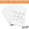 thumbnail image 2 of Dry Erase Boards [12pc Double Sided] Lapboards with ClearWipe Coating! Small White Boards - 9" x 12" Mini White Boards for Students, Classroom Teacher Supplies, 2 of 5