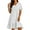 White-A7, variant on Womens Smock Dresses Petite Knee Length Short Sleeve Ruffle Tiered Layered Trendy Short Dresses Cotton Linen V Neck Wedding Guest Gauze Dresses Wine S