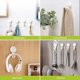 thumbnail image 5 of Set of 4 Suction Cup Hook, Plastic Wall Hook Strong Max 5 kg Without Drilling Vacuum Hook Reusable 1000 Times Rotating Hooks and Coat Hooks for Home K, 5 of 5