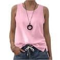 thumbnail image 6 of Diufon Linen Tank Tops for Women Summer Casual Sleeveless Cotton Linen Shirts Loose Lightweight Camisole, 6 of 6