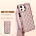 thumbnail image 2 of Allytechgroup Wallet Case for iPhone 11 with Credit Card Slot, RFID Blocking PU Leather Case with Lanyard & Shoulder Strap & Kickstand Shockproof Bumper for Women Men, Rosegold, 2 of 8