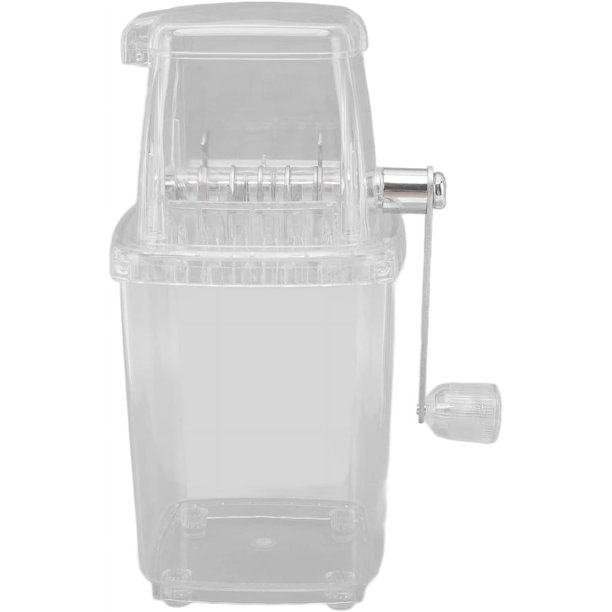 Trituradoras de hielo para uso doméstico, máquina trituradora de hielo, trituradora de hielo manual, picadora portátil, trituradora de acero inoxidable transparente, máquina para hacer bebidas para