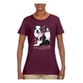 thumbnail image 2 of If It's Not an Australian Shepherd It's Just a Dog Gift | Womens Dog Lover Graphic T-Shirt, Maroon, Medium, 2 of 3