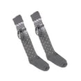 thumbnail image 1 of Women Christmas Knitted Stockings, Elastic Printed Pattern Socks, 1 of 5