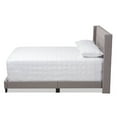 thumbnail image 2 of Baxton Studio Lisette Modern and Contemporary Grey Fabric Upholstered King Size Bed, 2 of 7