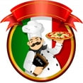 thumbnail image 2 of Chef Pizza Vector Wall Decal by Wallmonkeys Peel and Stick Graphic (48 in W x 48 in H) WM276237, 2 of 4