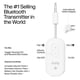 thumbnail image 2 of AirFly Pro 2 Deluxe - Adaptador Bluetooth para avión, par de 2 AirPods o auriculares inalámbricos - Transmisor/receptor Bluetooth AUX de 3,5 mm para coches, barcos, cintas de correr, televisores - Ele, 2 of 7