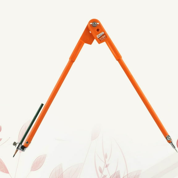 EXHUMKY 1Set Orange Precision Pencil Compass for Woodworking Marking Tool Carpenters Craftsmen DIY Projects