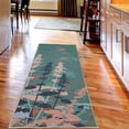 thumbnail image 2 of Dragonfly Decorative Rug, Nature Plants Grass with Wildflowers with Paintbrush Effects Print Art, Quality Carpet for Bedroom Dorm and Living Room, 6 Sizes, Cadet Blue, by Ambesonne, 2 of 2