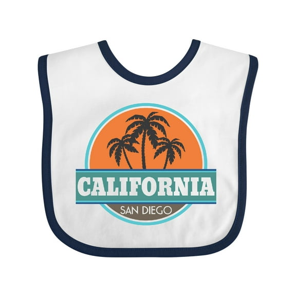 Inktastic San Diego California Boys or Girls Baby Bib