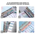 thumbnail image 5 of KAKOWELY Index Sticker 3 Sheets Sticky Index Tabs Book Notes Tabs Portable Page Markers Writable Page Sticky Tabs Page Marking Tabs Page Index Markers1.77"X1.1"X0.04", 5 of 5