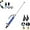 Blue, variant on Jetsono High Pressure Washer,jet sono power washer, 2-in-1 High Pressure Power Washer, High Pressure Hose Nozzle with 2 Jet Different Nozzle and Hose Quick Connectors