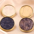 thumbnail image 6 of 5 pcs Set of Round Shape Buttons with Feet, Featuring Unique 13 Quicksand Pattern Design,Plastic and Resin,Ideal Buttons for Crafts and Sewing Projects, 6 of 13
