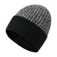 thumbnail image 3 of Fgnfyis Knit Hat Scarf and Gloves Set Matching Color Thick Warm Windproof Three Piece Accessory Black, 3 of 5