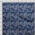 thumbnail image 4 of oneOone Polyester Spandex Blue Fabric Abstracts Fabric For Sewing Printed Craft Fabric By The Yard 56 Inch Wide, 4 of 5