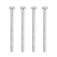 thumbnail image 1 of Uxcell 4Pcs 4 pulgadas pasadores de bisagra de puerta, bisagra de puerta cepillada removible para reemplazo de puerta residencial de madera, plateado, 1 of 5